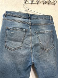 Rio Distressed Blue Denim Jeans