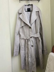 Classic Light Grey Trench Coat