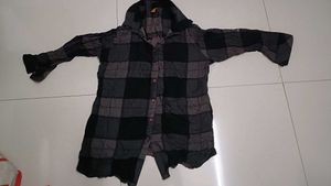 Comfy Plaid Button-Up Shirt