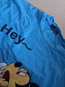 Cute Mickey Mouse Graphic T-Shirt