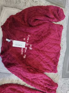 Cozy Maroon PJ Set