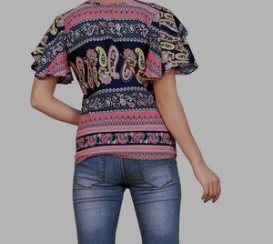 Paisley Print Top