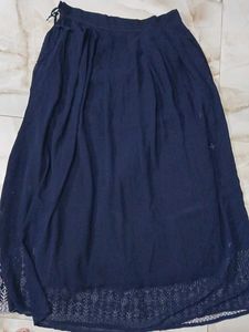 Sparkling Sequined Navy Blue Blouse