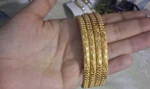 Set of 4 Gold-Tone Bangle Bracelets