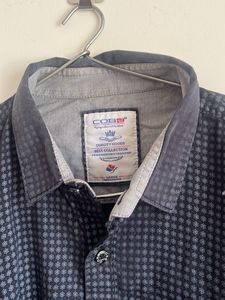 Men's Long Sleeve Patterned Shirt