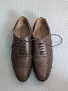 Classic Brown Leather Brogues