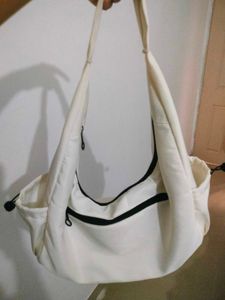 Stylish White Hobo Bag