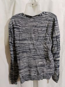 Striped Knit Cardigan