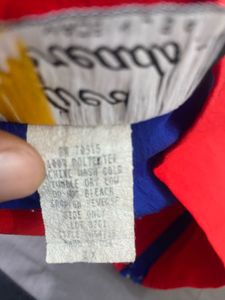 Retro 80s Colorblock Track Jacket