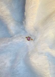Elegant Pink Gemstone Ring