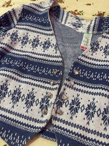Vintage print Cardigan