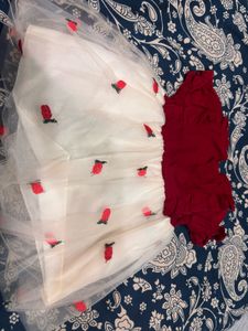 Cute Strawberry Party Dress/ never used