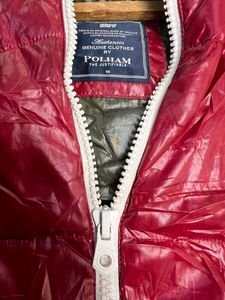 Polham Red Puffer Vest Full Zip