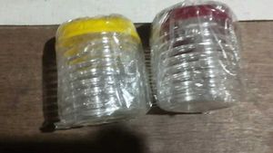 Yellow and Red Decorative Spheres