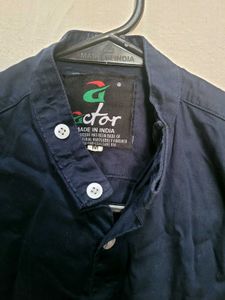 Men's Casual Mandarin Collar Shirt