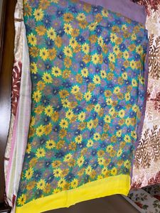 Garden Silk Saree Without Blouse