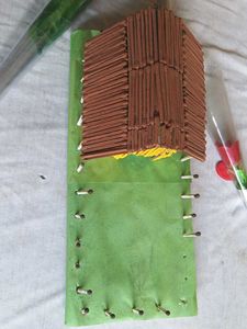 Matchstick Barn Diorama