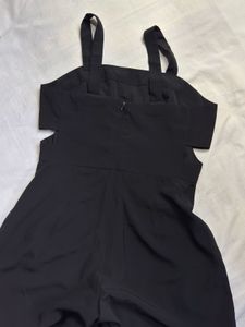 Chic Black Cut-Out Jumpsuit
