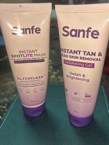 Combo of Sanfe mask and exfoliator
