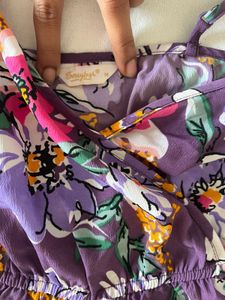 Floral Print Romper cami top