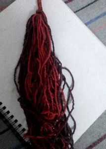 Red &amp; Black Yarn