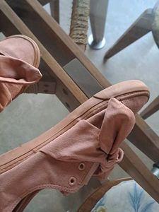 Bow Sneakers Suede Shoes