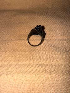 Unique Lion Head Ring with Red Eyes