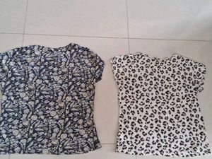 Maysixty - Two Tops: Floral &amp; Leopard Print