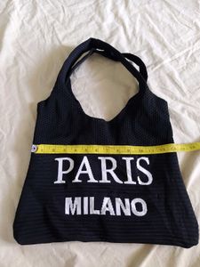 Stylish Black Tote Bag