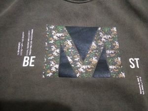 Olive Green  Sweatshirt for kids