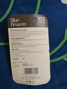 Blue Heaven 10X Volumising Mascara