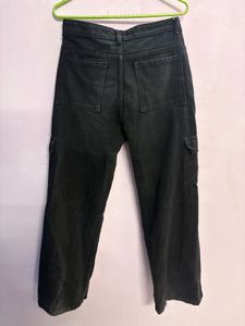 Black Cargo Jeans