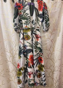 Floral Print Midi Dress