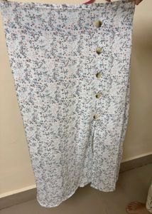 Floral Print Ethnic Skirt