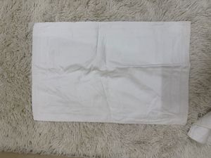 White Textured Rectangular Mats
