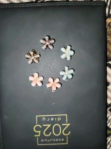 Cute Flower Hair Clips Set