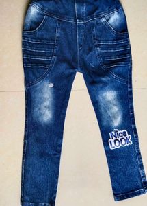 Girls Blue Stretch Denim Jeans | 6–8 Years