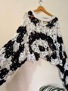 Crochet Flower Pattern Top