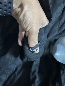 Sleeveless Black Collared Top