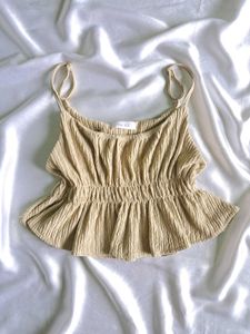 Sage Green Crop Top