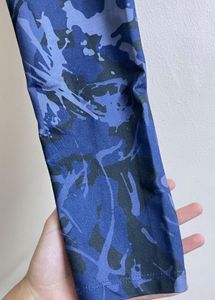 Blue Camo Leggings