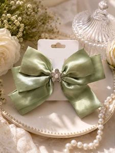 Elegant Satin Bow Hair Clip
