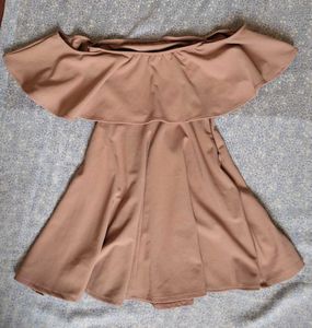 Women's Off-Shoulder Ruffle Dress