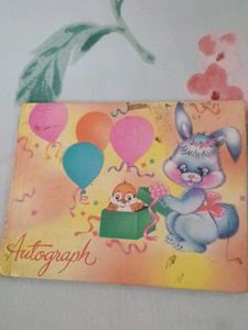 Vintage Autograph Book with 4 antique Car fotos