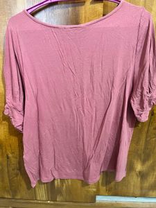 Cute Pink Dolman Sleeve Top