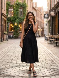 Classic Black Sleeveless Dress
