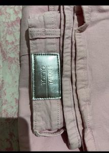 Pink cargo jeans and 5 briefs