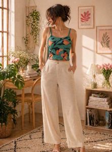 Floral Print Spaghetti Strap Top