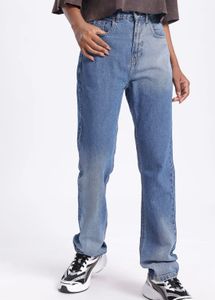 Two-Tone Denim Jeans