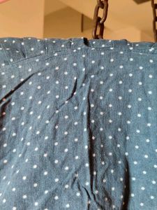 Stylish Blue Polka Dot Salwar Pants